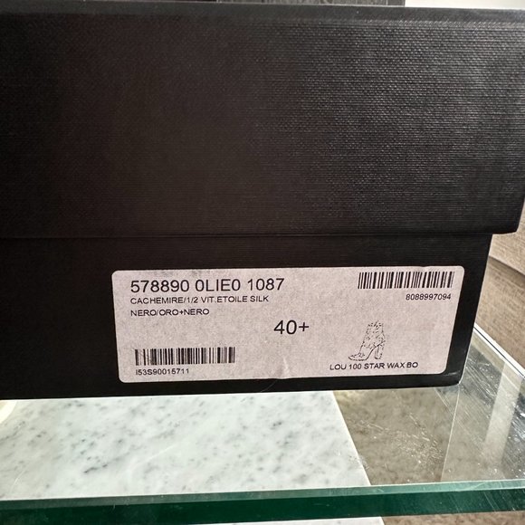 Brand New, Never Worn Saint Laurent Lou Star Boots, size 40.5/10.5US, 100mm heel - Picture 9 of 11